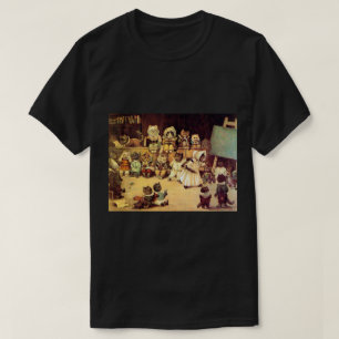 T-shirt Les chatons d'une école de chats, Louis Wain