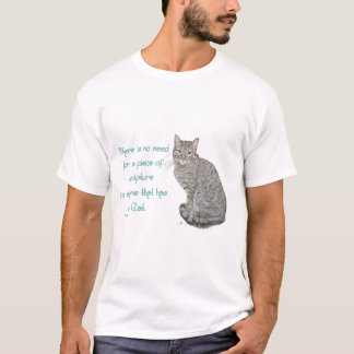 T-shirt Les chats comme sculpture