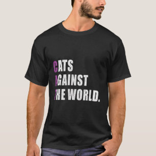 T-shirt Les chats contre le monde