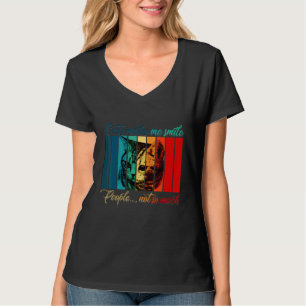T-shirt Les chats me font sourire drôle Chat Gif