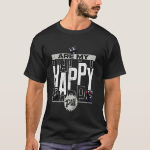 T-shirt Les chats noirs sont ma pilule heureuse Chats mign