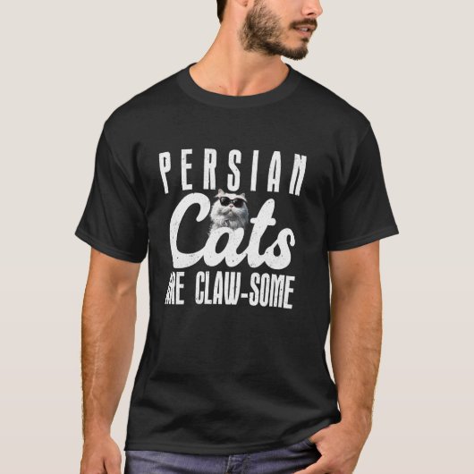T-shirt LES CHATS PERSANS SONT FORMIDABLES Amusingant Amat (Devant)