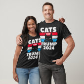 T-shirt Les chats pour l'élection de Trump 2024 (Unisexe)