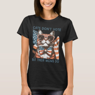 T-shirt Les chats sans chats Lady Cats ne votent pas, mais