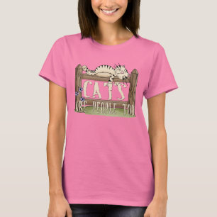 T-shirt Les chats sont aussi des gens