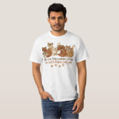 T-shirt Les chats sont comme des chips (Devant entier)