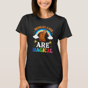 T-shirt Les chats sont des chats magiques du Bengale