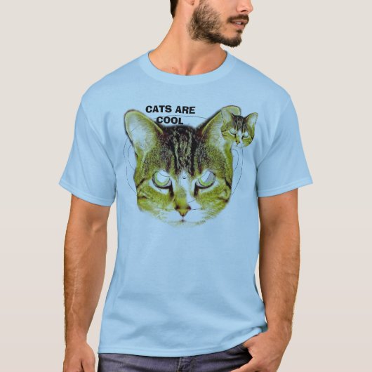 T-SHIRT LES CHATS SONT FRAIS (Devant)
