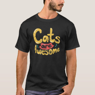 T-shirt Les chats sont géniaux Propriétaire de chat Chat