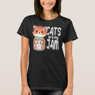 T-shirt Les Chats Sont Mon Propriétaire De Chat De Jam Ent