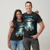 T-shirt Les chats viennent d'une autre planète (Unisexe)