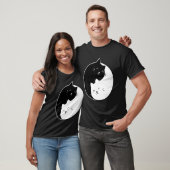 T-shirt Les chats Yin Yang (Unisexe)