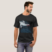 T-shirt Les chaussures rouges rétro (Devant entier)
