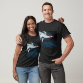 T-shirt Les chaussures rouges rétro (Unisexe)