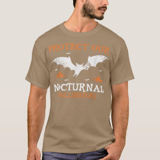 T-shirt Les chauves-souris protègent nos pollinisateurs no