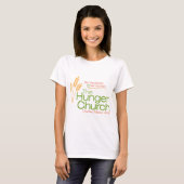 T-shirt Les chemises d'église de faim (Devant entier)