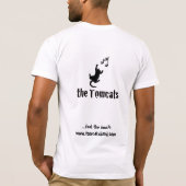 T-shirt Les chemises des hommes - les chats (Dos)
