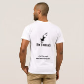 T-shirt Les chemises des hommes - les chats (Dos entier)