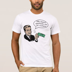 T-shirt Les chèques de règlement libéraux idiots sont p