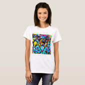 T-shirt Les chevaux galopants (Devant entier)