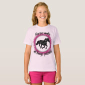 T-shirt Les Chevaux Rendent Toutes Les Choses Possible (Devant entier)