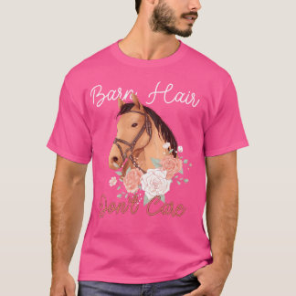 T-shirt Les Cheveux De Grange Ne S'En Soucie Pas Drôle Che