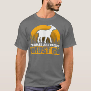 T-shirt Les chèvres disent que je dois aller à l'agricultu