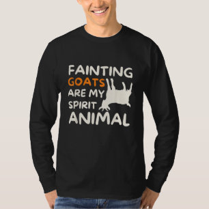 T-shirt Les chèvres qui s'évanouissent sont mon animal spi