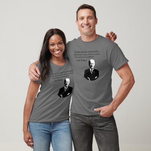 T-shirt Les Chèvres Sont Comme Des Champignons Parce Que S (Unisexe)