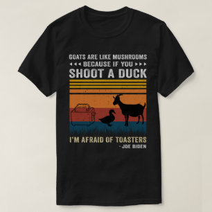 T-shirt Les Chèvres Sont Comme Des Champignons Si On Tire