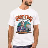 T-shirt Les Chèvres Travaillent Des Choses Réalisées Final (Devant)