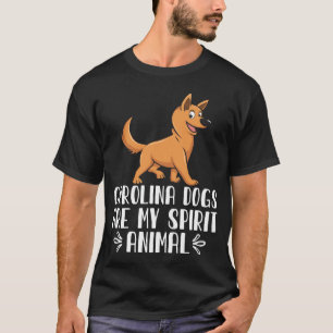 T-shirt Les chiens de Caroline sont mon esprit animal