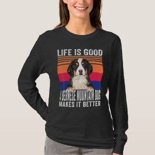 T-shirt Les Chiens De Montagne Bernois Font De Votre Vie U