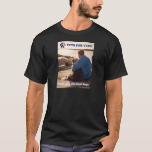 T-shirt Les chiens donnent les meilleures étreintes