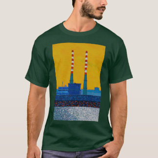 T-shirt Les Chimneys de Poolbeg Dublin Irlande