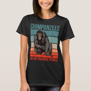 T-shirt Les Chimpanzés Sont Mes Gens Préférés Grand Ape Pr