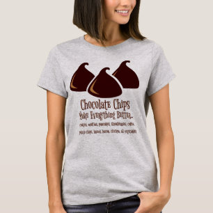 T-shirt Les chips au chocolat rendent tout meilleur