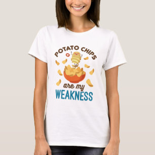 T-shirt Les chips de pommes de terre sont mon faible Appre