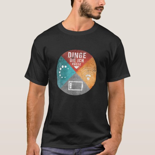 T-shirt "Les choses que je déteste" | PC Geek Coding Nerd (Devant)