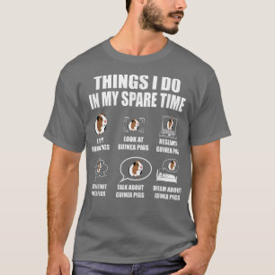 T-shirt Les Choses Que Je Fais Dans Mon Temps De Secours T