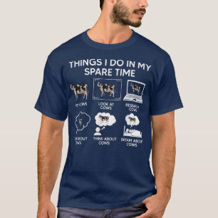 T-shirt Les Choses Que Je Fais Dans Mon Temps De Secours V