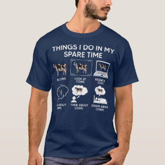 T-shirt Les Choses Que Je Fais Dans Mon Temps De Secours V