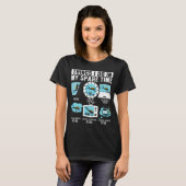T-shirt Les Choses Que Je Fais Dans Mon Temps Libre Plongé (Devant entier)