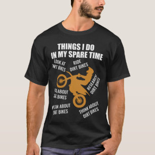 T-shirt Les Choses Que Je Fais Dans Mon Vélo De Détente 
