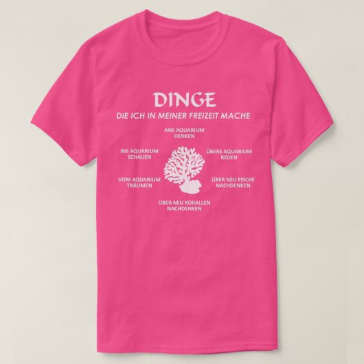 T-shirt Les choses que je fais pendant mon temps libre (Design devant)