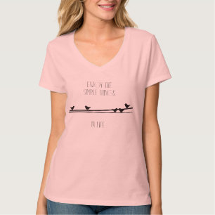 T-shirt Les choses simples Oiseaux