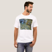 T-shirt Les chutes Cameron dans le parc national des Lacs- (Devant entier)