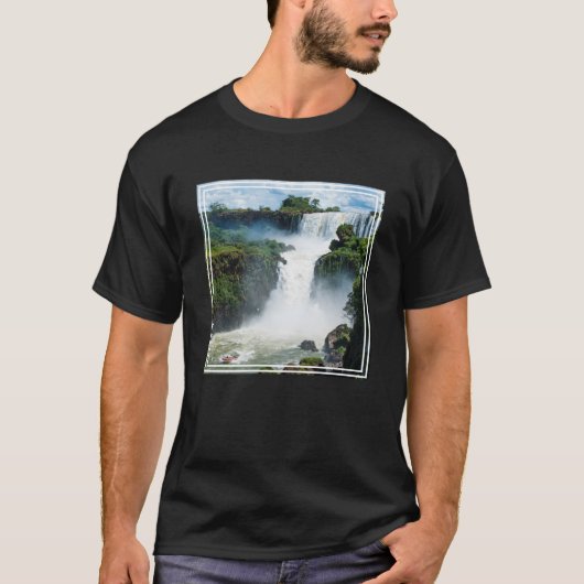 T-shirt Les Chutes D'Iguazu Entourées Par La Jungle (Devant)