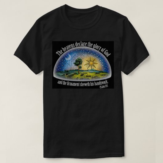 T-shirt Les cieux déclarent la gloire de Dieu (Design devant)