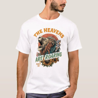 T-shirt Les Cieux Rugissent Lion Religieux